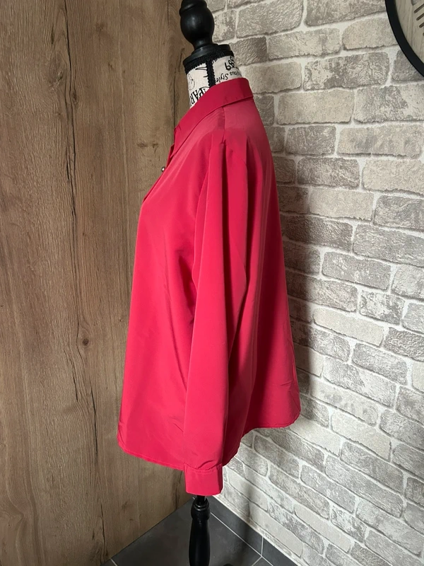Chemisier rouge vintage taille 44 - photo numéro 6