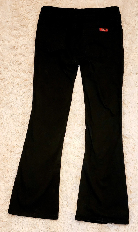 Womens dickies black pants, very good condition, size 9 4