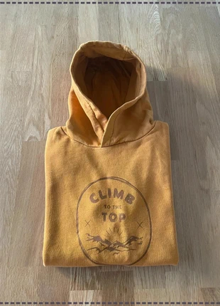 Sweat à capuche enfant – Kiabi – Taille 12 ans – Moutarde – Très bon état, brand: Kiabi, condizioni: Ottime, taglia: 12 anni / 152 cm, €2.30, €3.12 include la Protezione acquisti