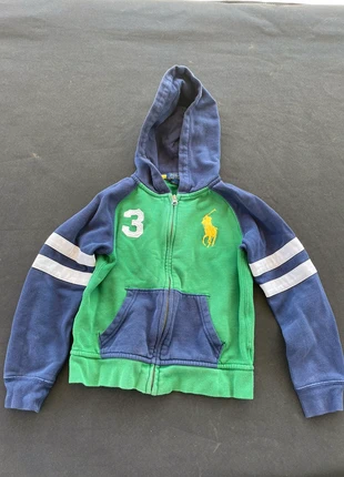 Pull zippé/gilet/zip enfant Ralph Lauren logo brodé bleu vert 6 ans, marque: Ralph Lauren, état: Bon état, taille: 6 ans / 116 cm, 17,00 €, 18,55 € Protection acheteurs incluse