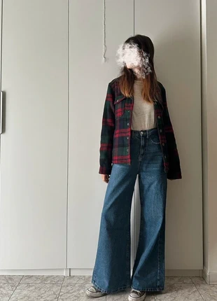 Giubbotto sherpa bomber quadri scozzese Pull&Bear uomo, marca: Pull & Bear, estado: Muy bueno, tamaño: XS, 15,00 €, 16,45 € Protección al comprador incluida