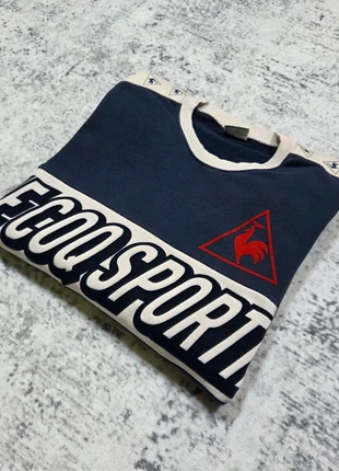 Sweat Le Coq Sportif M Bleu Crewnek Vintage Old Money Retro Collector Y2k, condition: Very good, size: M, €25.00, €26.95 includes Buyer Protection Pro