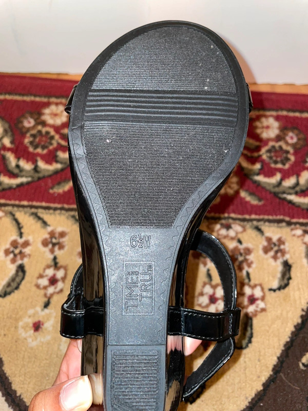 Black wedge Sandals 5