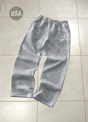 Jogging style streetwear y2k logo brodé “Spider Neck”- Gris - Taille L, marque: Aesthetic, état: Neuf sans étiquette, taille: L, 36,96 €, 39,51 € Protection acheteurs (Pro) incluse