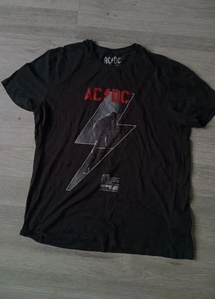 AC/DC lightning grey t-shirt rock'n'roll, marca: AC/DC, estado: Muito bom, tamanho: L, €9.90, €11.10 inclui Proteção do Comprador