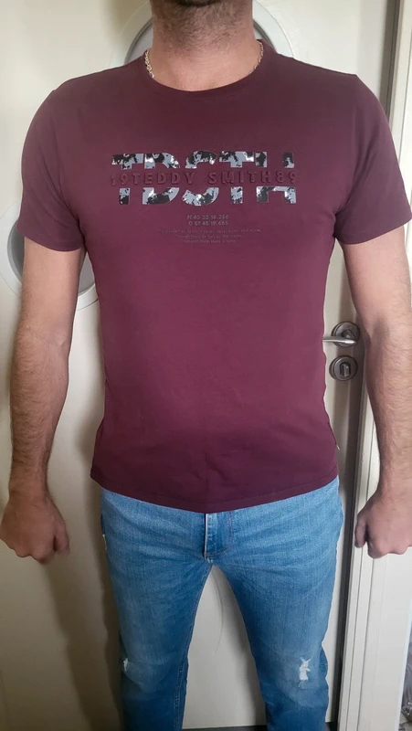 Tee-shirt Teddy Smith L bordeau