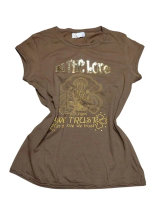 Top à sequins marron moulant y2k coquette streetwear fairy fairycore flirtatious grunge rétro, marke: Vintage Dressing, zustand: Sehr gut, größe: S / 36 / 8, 9,90 €, 11,10 € inklusive Vinted-Käuferschutz