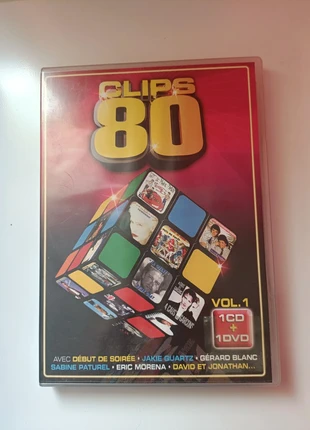 Clips 80 vol 1 DVD clips vidéo+ CD audio 🎸, état: Bon état, 13,50 €, 14,88 € Protection acheteurs incluse
