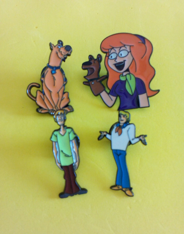 Scooby Doo Set 4pcs Pin Metal Badge Pins | Vinted