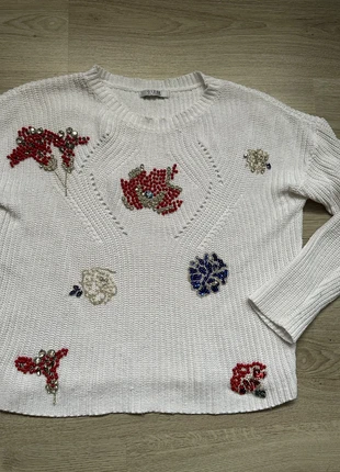 Witte trui van Guess, merk: GUESS, staat: Heel goed, maat: S / 36 / 8, € 25,00, € 26,95 inclusief Kopersbescherming