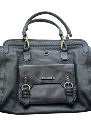 Ellen Tracy Satchel Tote Bag Women Black Leather Top Handle Work Purse, brand: Ellen Tracy, condition: Very good, £30.93, £33.18 includes Buyer Protection