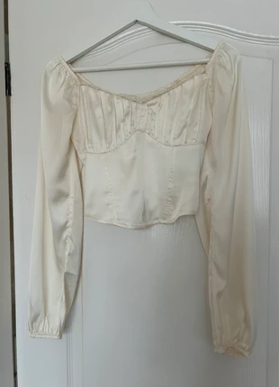 Cropped blouse, brand: Hollister, condition: Good, size: S / UK 8-10, £2.00, £2.80 includes Buyer Protection