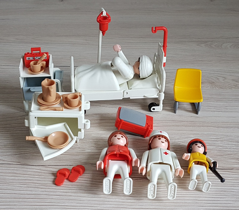 Chambre d'hopital - Playmobil Hôpital & Sauveteurs 3495