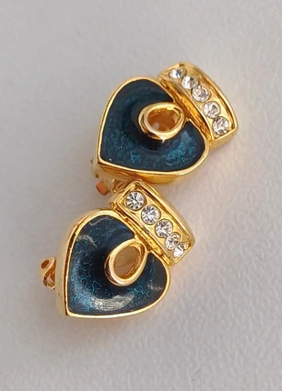 Clips vintage emaillés petits coeurs, marca: Vintage, estado: Muito bom, €15.00, €16.45 inclui Proteção do Comprador