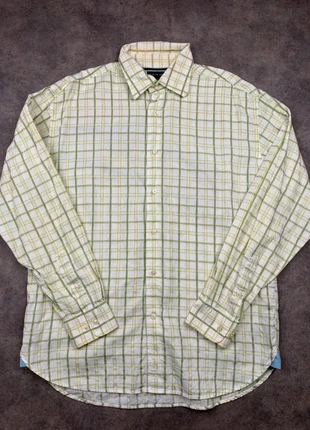 Chemise Tommy Hilfiger manche longue | Taille M | Couleur Vert, Blanc, marca: Tommy Hilfiger, estado: Muito bom, tamanho: M, €11.00, €12.25 inclui Proteção do Comprador Pro