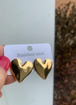 Boucle d'oreille coeur maline doré acier, brand: Vintage Love, condition: Very good, €6.50, €7.53 includes Buyer Protection Pro