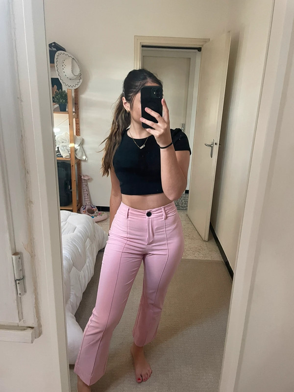 Pantalons rose Bershka 1