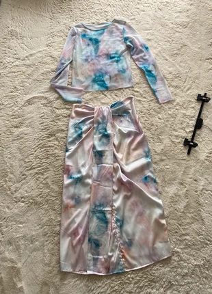 Ensemble jupe + haut femme, merk: Calliope, staat: Nieuw zonder prijskaartje, maat: XS / 34 / 6, € 6,00, € 7,00 inclusief Kopersbescherming