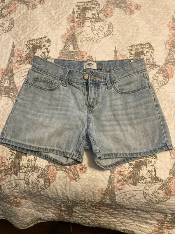 Girls denim shorts 1