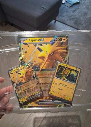 Lot de 3 cartes Pokemon 151 Holo Electhor EX Elektek, brand: Pokémon, condizioni: Nuovo con cartellino, €5.00, €5.95 include la Protezione acquisti