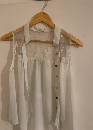 Chemise sans manches , brand: Vintage Dressing, condition: Satisfactory, size: XS / 34 / 6, €5.00, €5.95 includes Buyer Protection