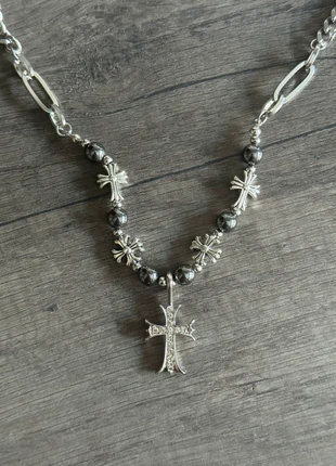 Chaîne Collier Style Chrome Hearts, marque: Chrome Hearts, état: Très bon état, 13,00 €, 14,35 € Protection acheteurs incluse