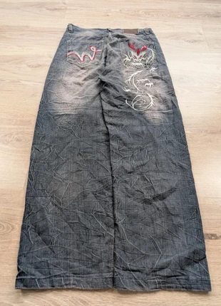 Jean baggy ample vintage Y2K style japonais broderie JNCO Evisu skate streetwear, brand: JNCO, condition: Very good, size: S, €39.00, €41.65 includes Buyer Protection Pro