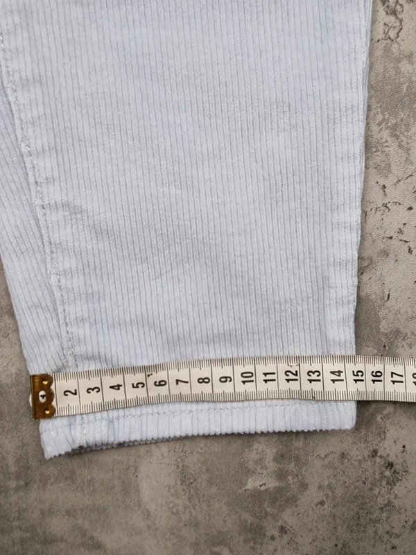 Jean Levi’s Mom High Waisted en velours – Bleu ciel – Taille 34 Femme - photo numéro 7