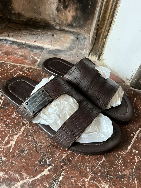 Sandales En Cuir Louis Vuitton