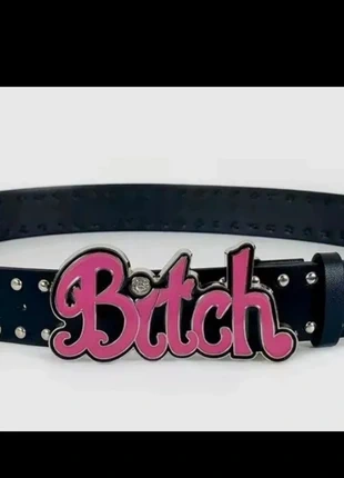 Black and pink y2k alternative bitch belt with rhinestone, brand: Unbranded, condition: New without tags, size: Adjustable, £15.00, £16.45 includes Buyer Protection