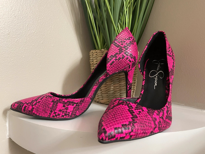 Jessica simpson hotsell hot pink heels