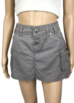 Mini jupe taupe coton femme - Mango - Taille 34, marque: Mango, état: Très bon état, taille: XS / 34 / 6, 12,00 €, 13,30 € Protection acheteurs (Pro) incluse