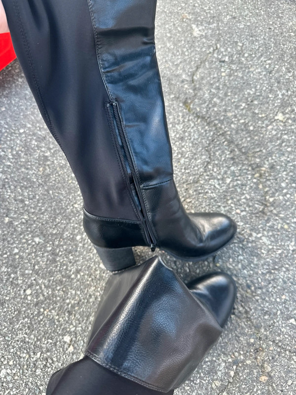 Black knee high boots 3