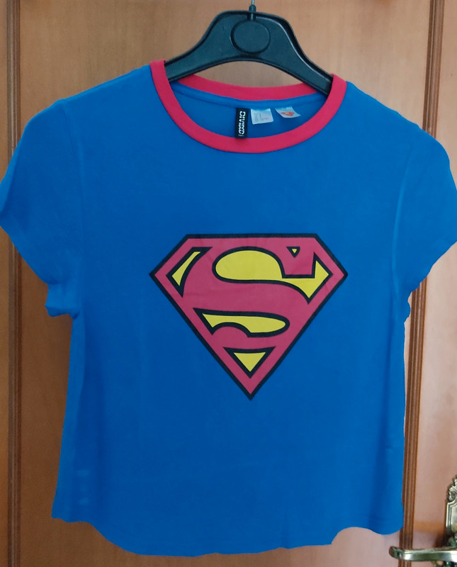 t shirt blu Superman H M Vinted