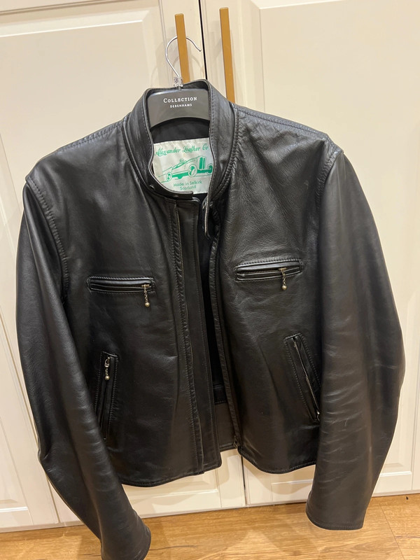 Cafe racer leather jacket 2
