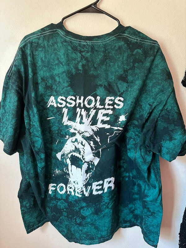 ALF Green Tie Dye Dog T shirt Graphic Tee Size 3X 3xL XXXL Plus Size 3