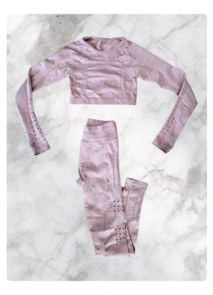 Ensemble / Set Gymshark | Rose | Haut / Top + Legging / Pantalon | Taille XS | Sport Femme, marca: Gymshark, estado: Muito bom, tamanho: XS / 34 / 6, €18.00, €19.60 inclui Proteção do Comprador Pro