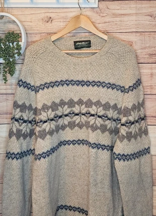 Insane vintage Eddie Bauer 100% wool fairile jumper L/XL, brand: Eddie Bauer, condition: Very good, size: L, £35.00, £37.45 includes Buyer Protection