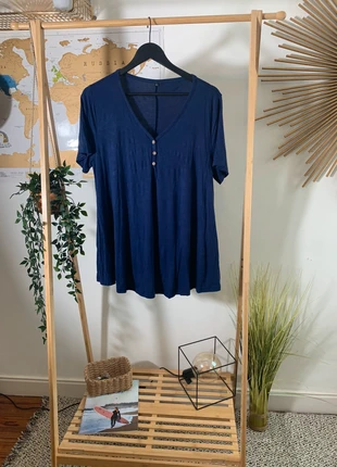 Tee-shirt bleu marine Taille XL, condition: Very good, size: XL / 42 / 14, €4.00, €4.90 includes Buyer Protection Pro