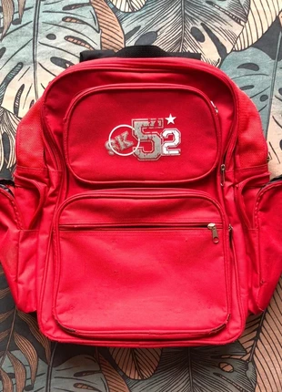 Sac à dos Rouge / blanc, état: Bon état, 5,00 €, 5,95 € Protection acheteurs incluse