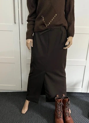 Gonnellone Vittoriano Dream Vintage con cintura lungo taglia 46 Marrone , brand: Vintage Dressing, condizioni: Ottime, taglia: XL / IT 46 / EU 42, €15.00, €16.45 include la Protezione acquisti