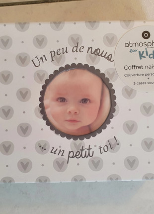 Coffret de naissance garçon neuf - Atmosphera