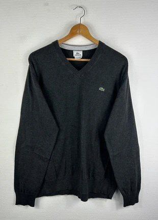 Pull Lacoste Col V Gris Foncé, marca: Lacoste, estado: Muy bueno, tamaño: L, 35,00 €, 37,45 € Protección al comprador Pro incluida