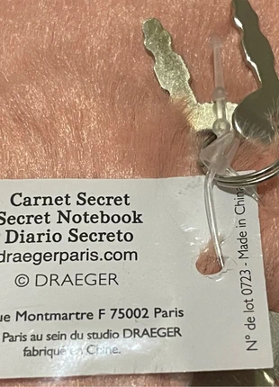 Draeger_Cocooning carnet secret en fourrure avec cadenas & clés _NEUF sous Blister et non déballé, merk: Draeger, staat: Nieuw met prijskaartje, € 3,99, € 4,89 inclusief Kopersbescherming