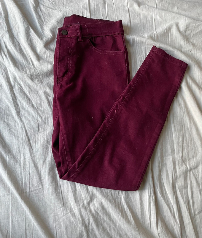 Pantalon couleur vino 3