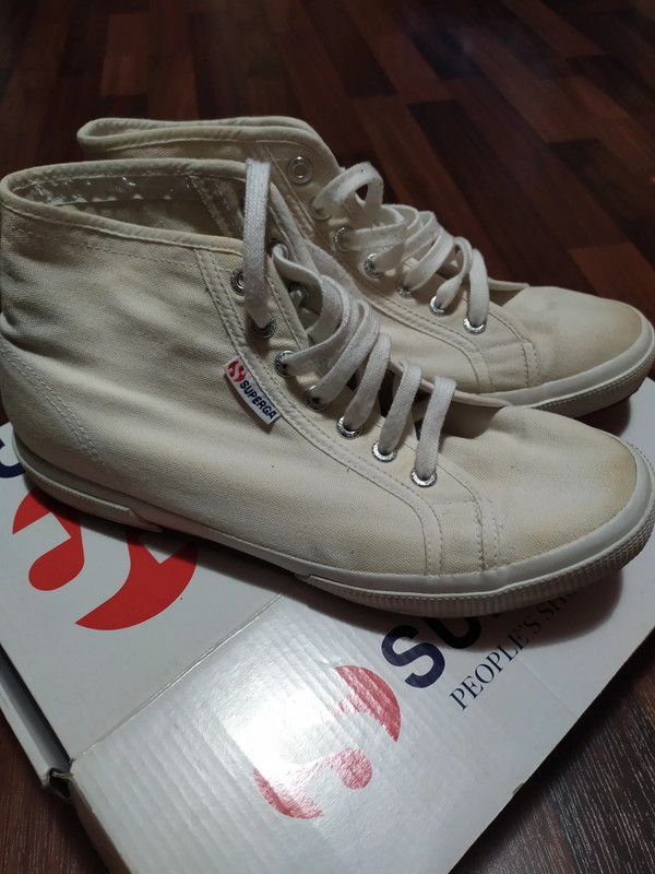 Superga bianche clearance con pelo