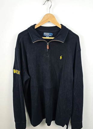 Half Zip Ralph Lauren XL / Pull Camionneur Noir/Jaune, brand: Ralph Lauren, condizioni: Ottime, taglia: XL, €33.00, €35.35 include la Protezione acquisti