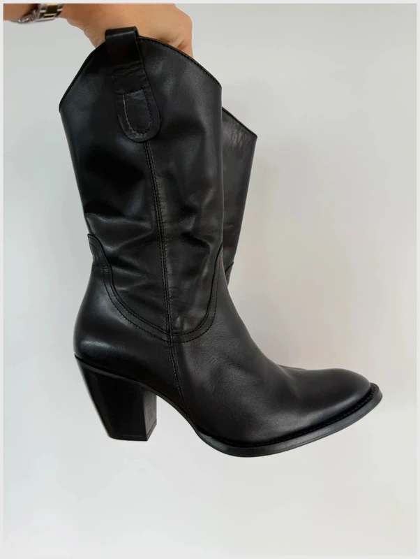 Santiags noires à talons 39 - M par M - neuves