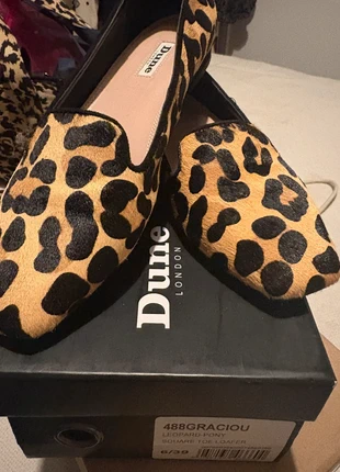 Dune leopard print flat shoes, brand: Leopard, condition: Very good, size: 6, £15.00, £16.45 includes Buyer Protection