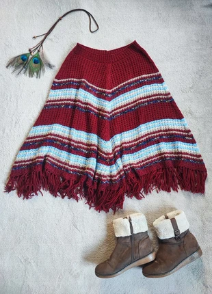 Poncho tricot, marque: Fabrication Artisanale, état: Très bon état, taille: Taille unique, 6,00 €, 7,00 € Protection acheteurs incluse